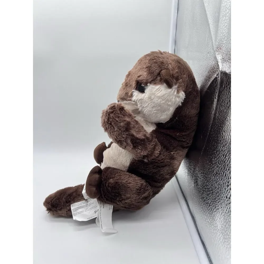 IKEA SKOGSDUVA Otter Plush Stuffed Animal Brown & Cream Soft Toy 17 3/4”